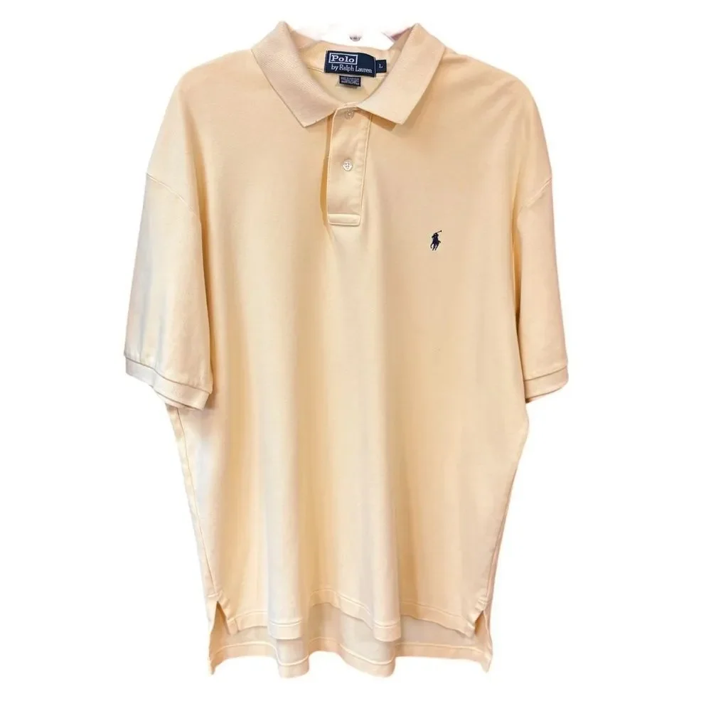 Polo by Ralph Lauren Yellow Polo Shirt L